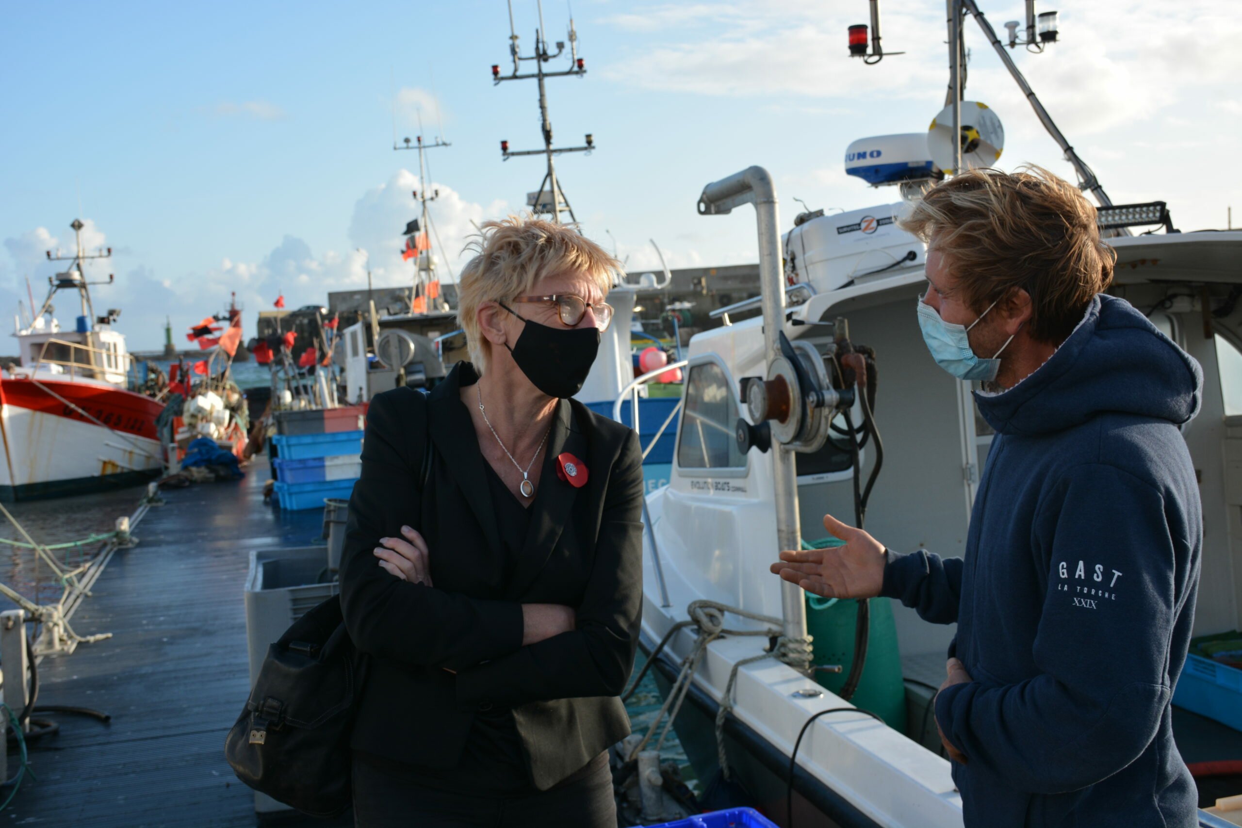 Caroline Roose à Saint Géunolé