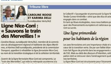 Tribune – Ligne Nice-Coni : « Sauvons le train des merveilles »
